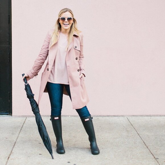 NIB Hunter Original Tall Rain Boots Matte in Black Women Size 8 - Picture 1 of 15